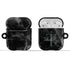Monogram Personalized Black Marble AirPods Case